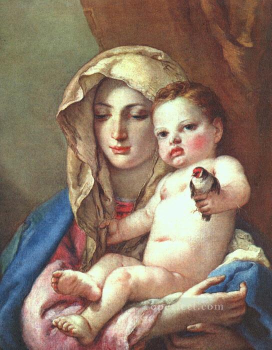 Madonna of the Goldfinch Giovanni Battista Tiepolo Oil Paintings